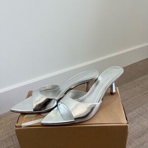 Zara Silver Women's Heels